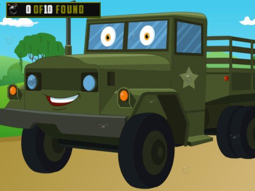Army Trucks Hidden Objects Game