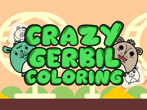 Crazy Gerbil Coloring Game Image Crazy Gerbil Coloring Game