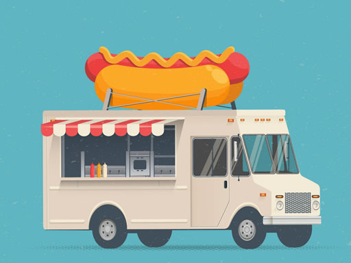 Food Trucks Jigsaw Game