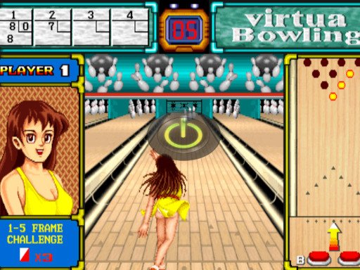 Virtua Bowling Game Image Virtua Bowling Game